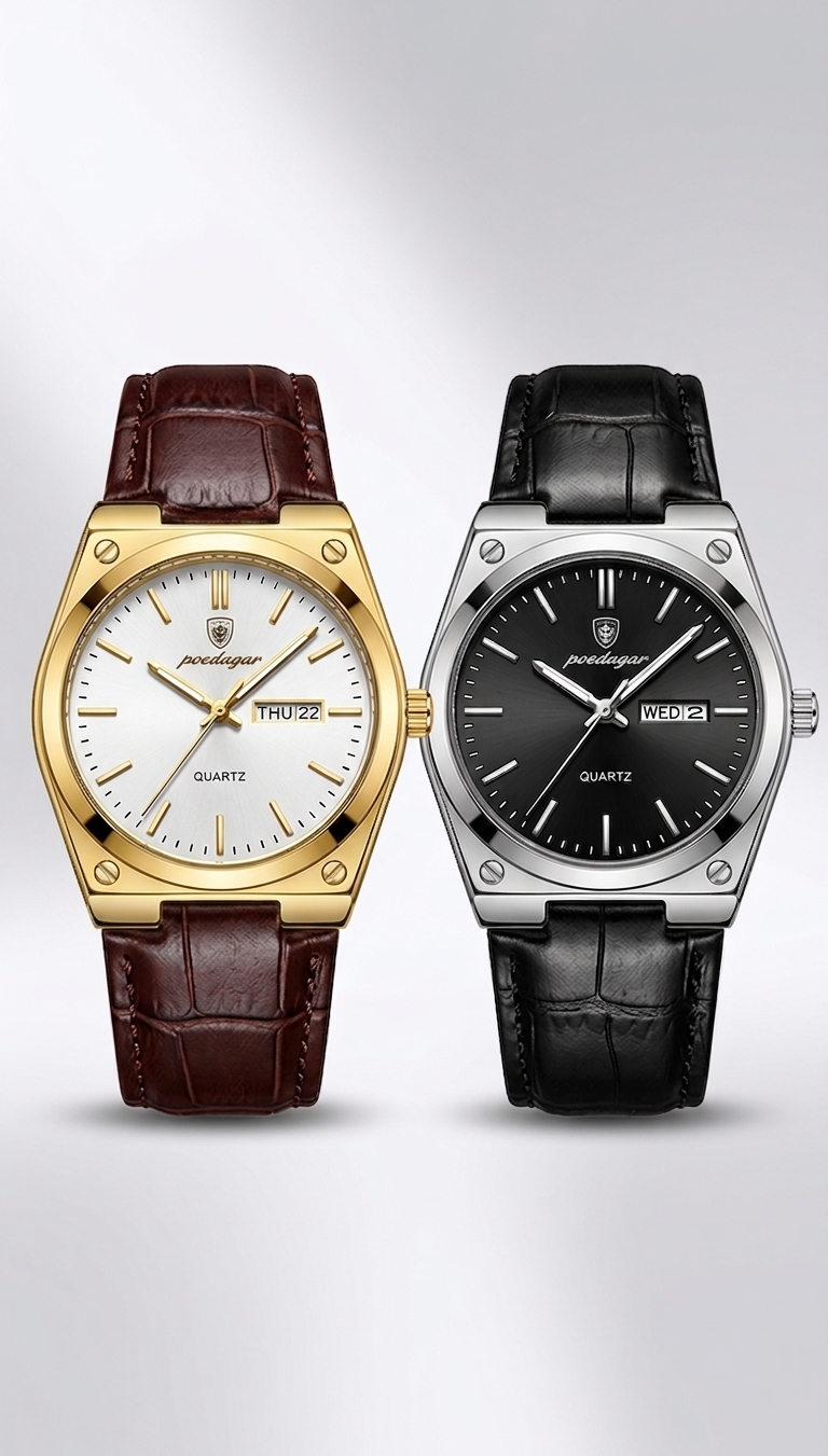 POEDAGAR Fashion Luxury Waterproof Men's Watch